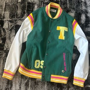 Princess Tiana bomber jacket. Color Me Courtney Design for Disney!